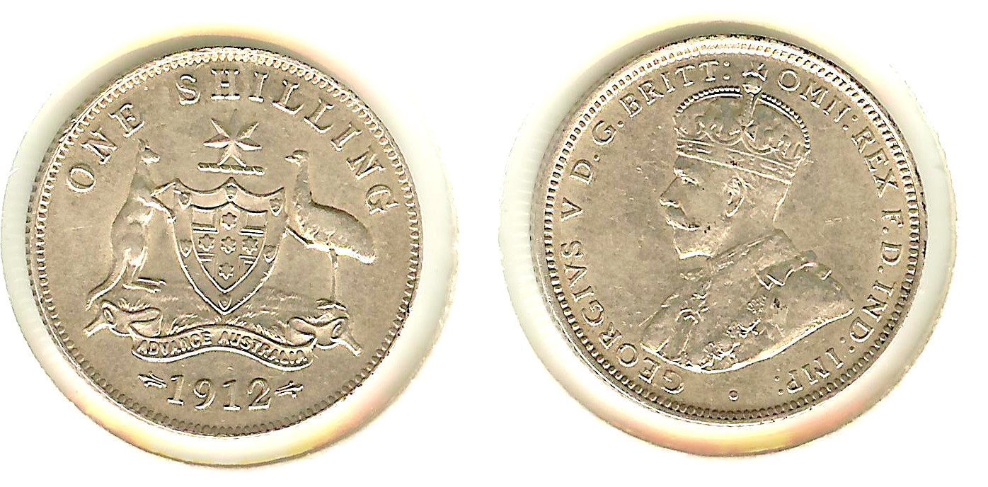 Australian Shilling 1912 aEF
